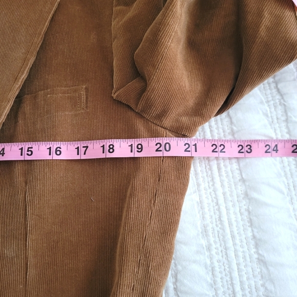 Carl Michaels Mens Tan Corduroy Fitted Blazer size R40 - Picture 11 of 16